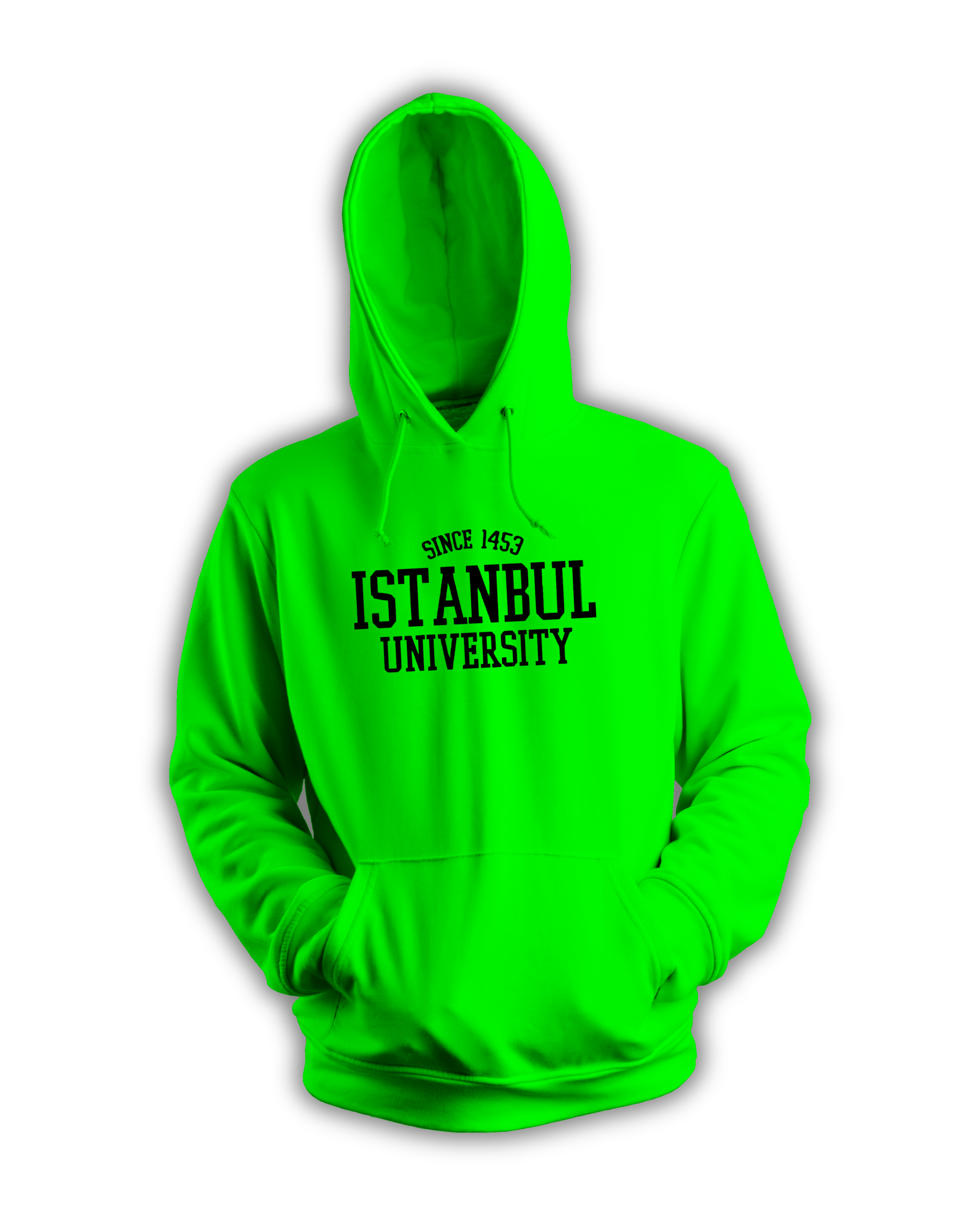 Yeşil mezuniyet sweatshirt